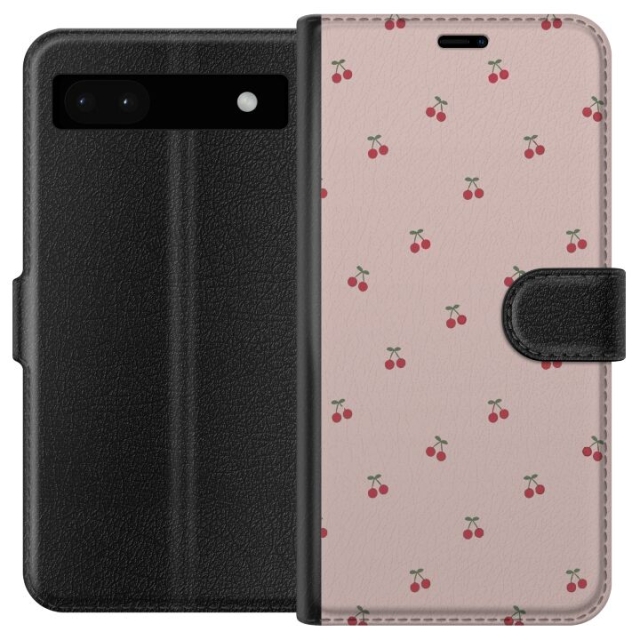 Wallet case for Google Pixel 6a with Cherry design