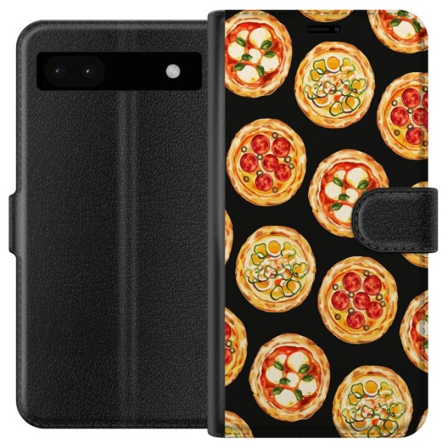 Wallet case for Google Pixel 6a with Pizza design
