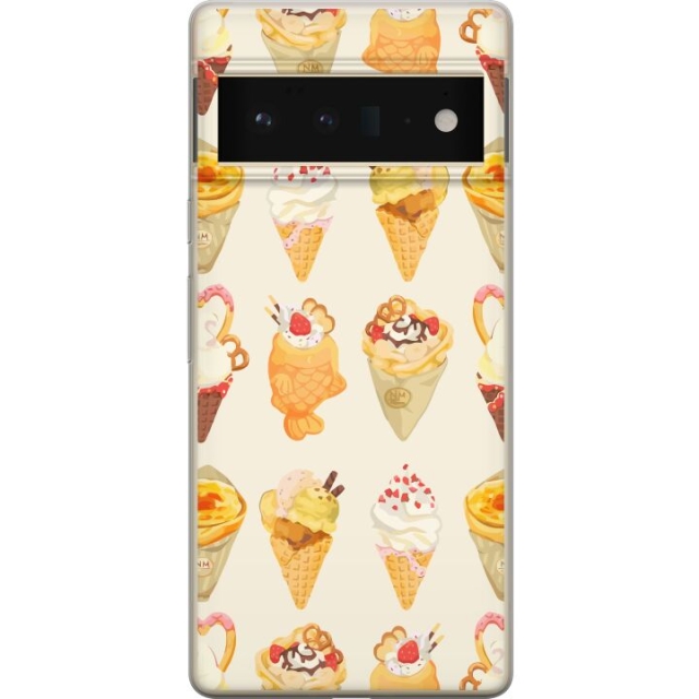 Mobile case for Google Pixel 6 Pro with Glassy design