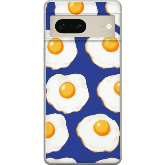Mobile case for Google Pixel 7 with Fried eggs design
