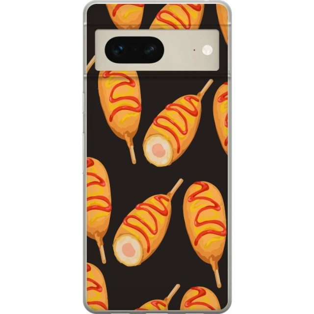 Mobile case for Google Pixel 7 with Chicken drumstick design