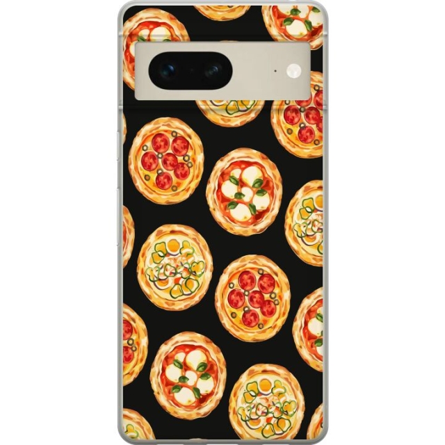 Mobile case for Google Pixel 7 with Pizza design