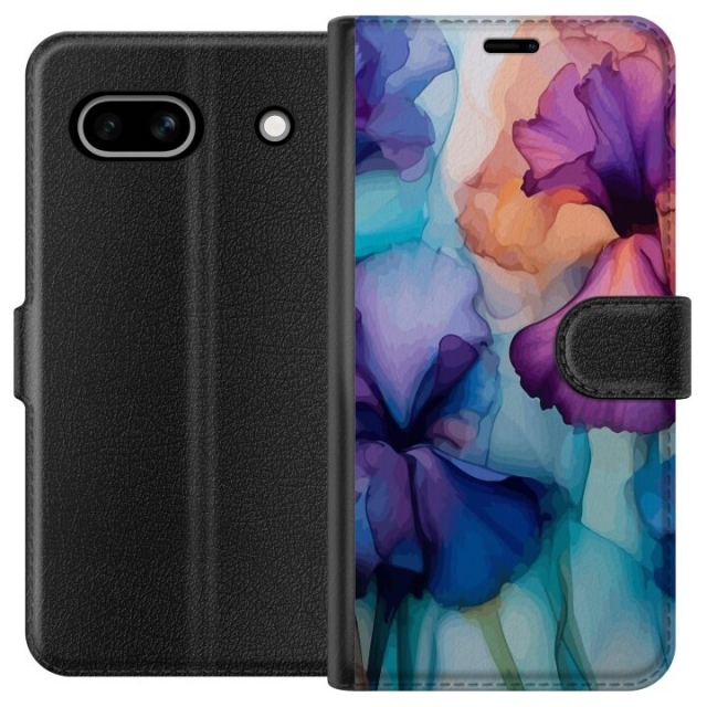 Wallet case for Google Pixel 7a with Magical flowers design
