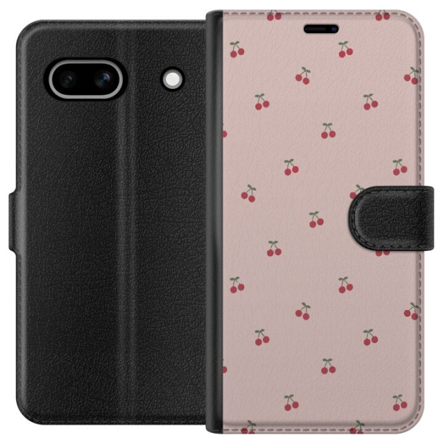 Wallet case for Google Pixel 7a with Cherry design