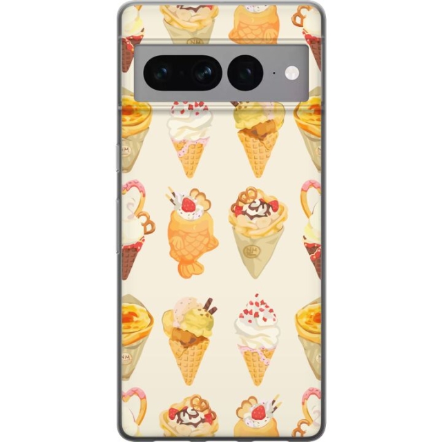 Mobile case for Google Pixel 7 Pro with Glassy design