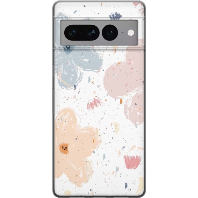 Mobile case for Google Pixel 7 Pro with Flowers design