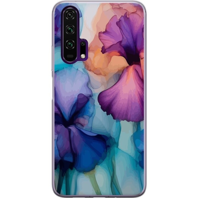 Mobile case for Honor 20 Pro with Magical flowers design