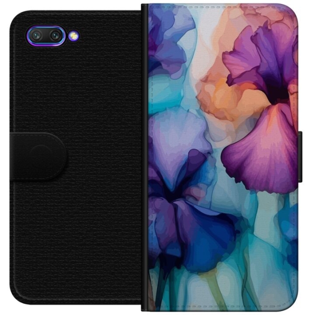 Wallet case for Honor 10 with Magical flowers design