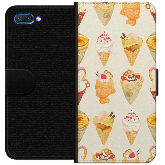 Wallet case for Honor 10 with Glassy design