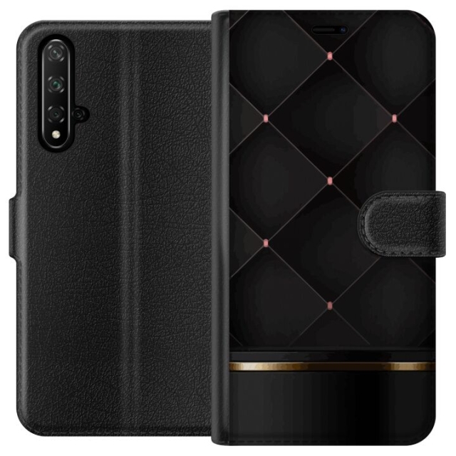 Wallet case for Honor 20 with Luxury line design