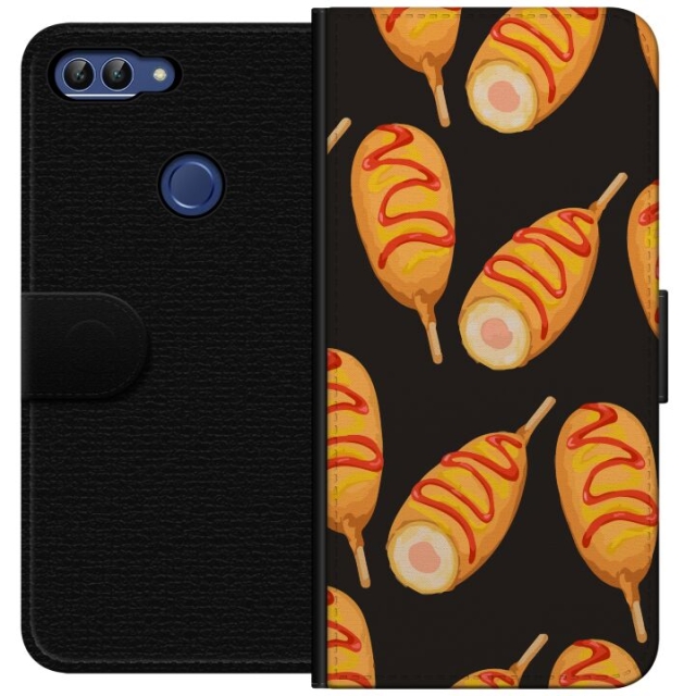 Wallet case for Huawei P smart with Chicken drumstick design