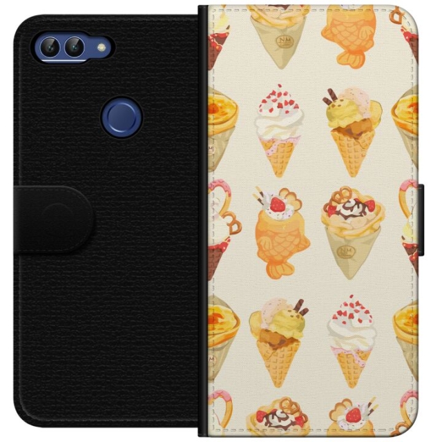 Wallet case for Huawei P smart with Glassy design