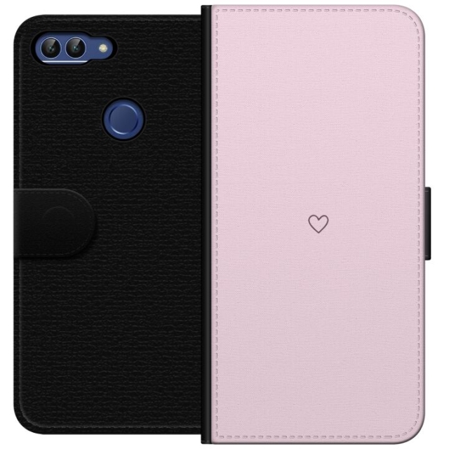 Wallet case for Huawei P smart with Heart design