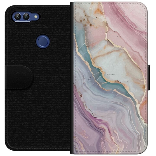 Wallet case for Huawei P smart with Marble design