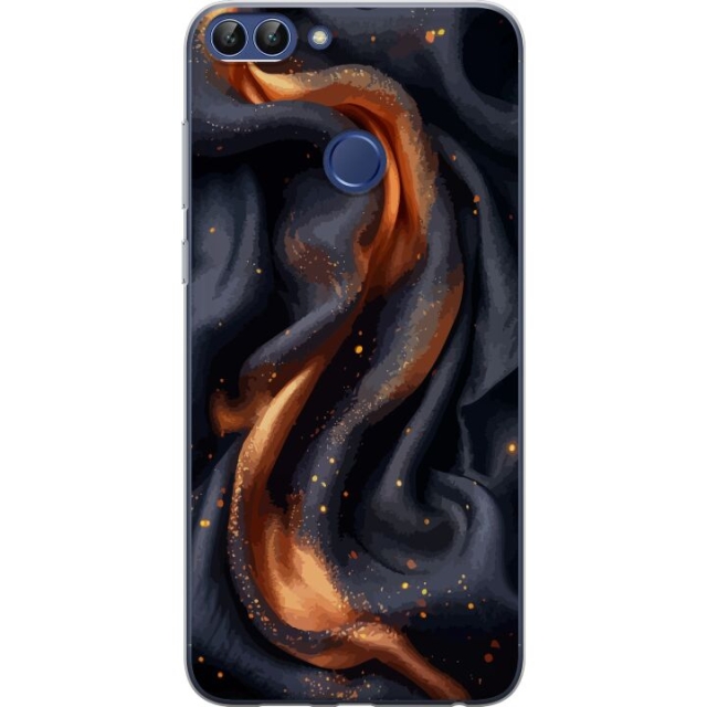 Mobile case for Huawei P smart with Fiery silk design