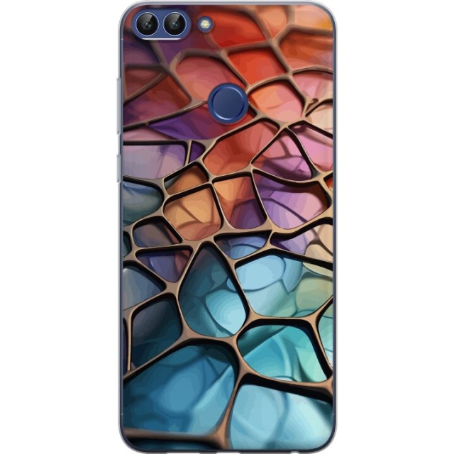 Mobile case for Huawei P smart with Metallic pattern design