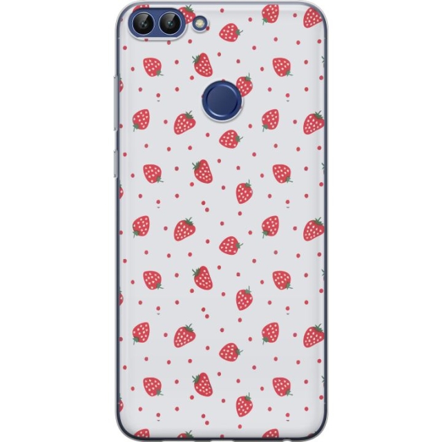 Mobile case for Huawei P smart with Strawberries design