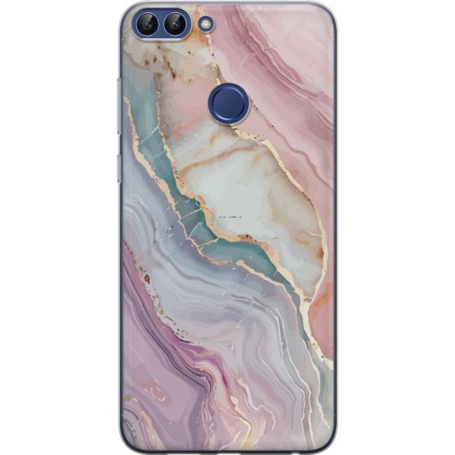 Mobile case for Huawei P smart with Marble design