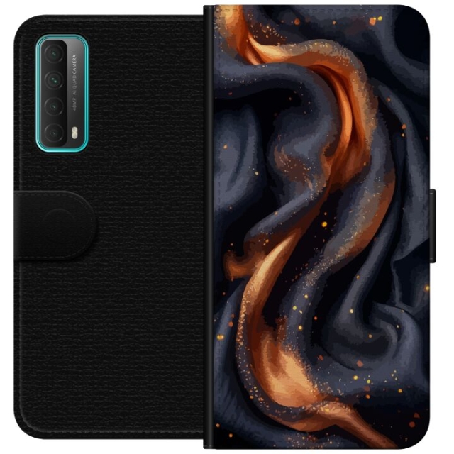 Wallet case for Huawei P smart 2021 with Fiery silk design