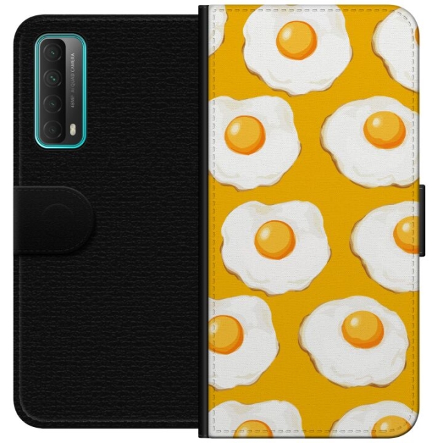 Wallet case for Huawei P smart 2021 with Fried egg design