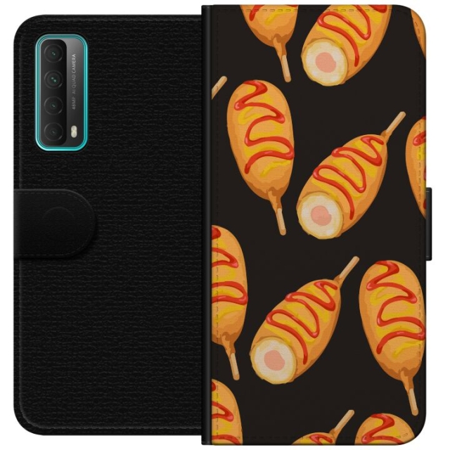 Wallet case for Huawei P smart 2021 with Chicken drumstick design