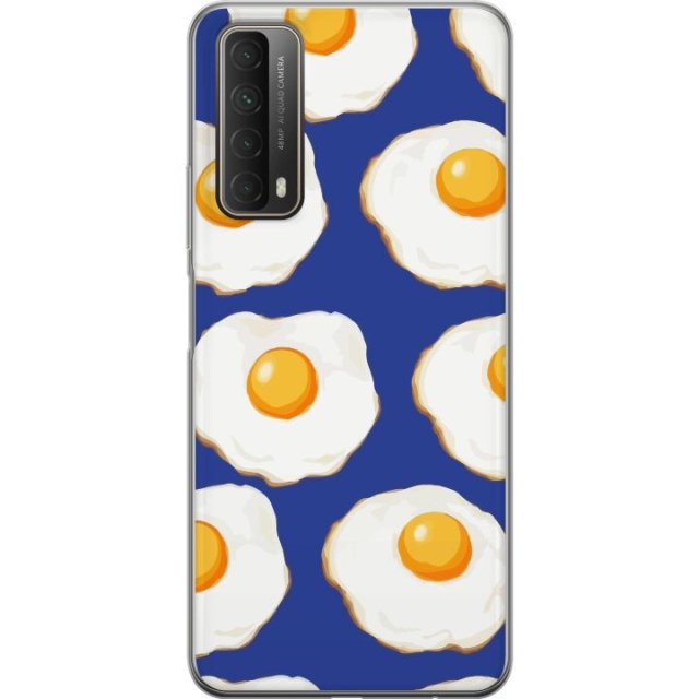 Mobile case for Huawei P smart 2021 with Fried eggs design