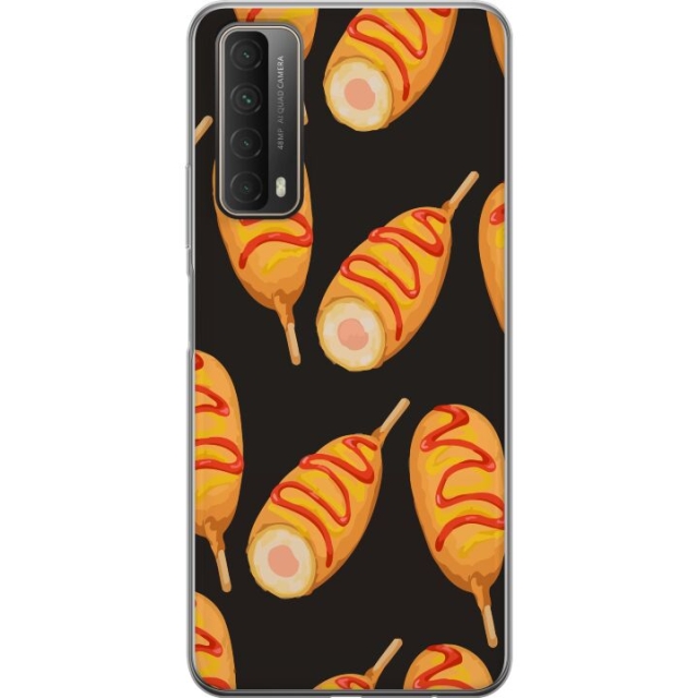 Mobile case for Huawei P smart 2021 with Chicken drumstick design