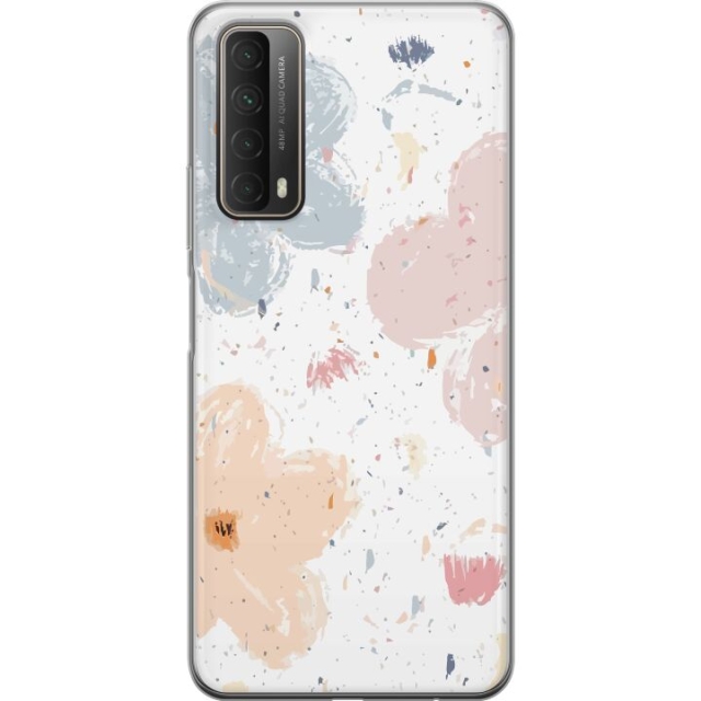 Mobile case for Huawei P smart 2021 with Flowers design
