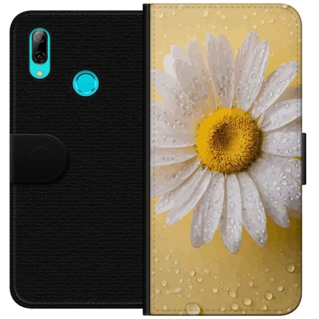 Wallet case for Huawei P smart 2019 with Porslinsblomma design