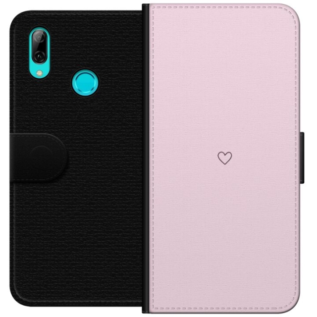 Wallet case for Huawei P smart 2019 with Heart design