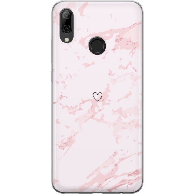Mobile case for Huawei P smart 2019 with Pink Heart design