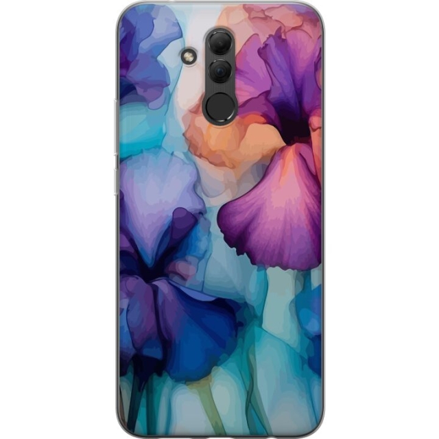 Mobile case for Huawei Mate 20 lite with Magical flowers design