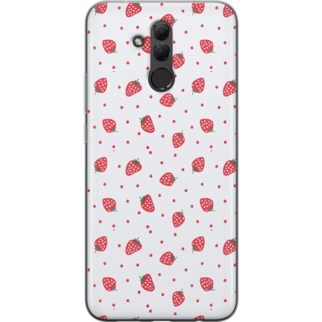 Mobile case for Huawei Mate 20 lite with Strawberries design