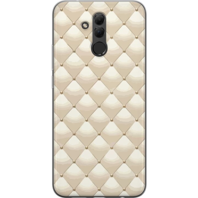 Mobile case for Huawei Mate 20 lite with Gold shine design