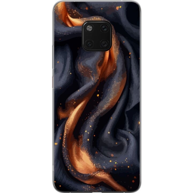 Mobile case for Huawei Mate 20 Pro with Fiery silk design