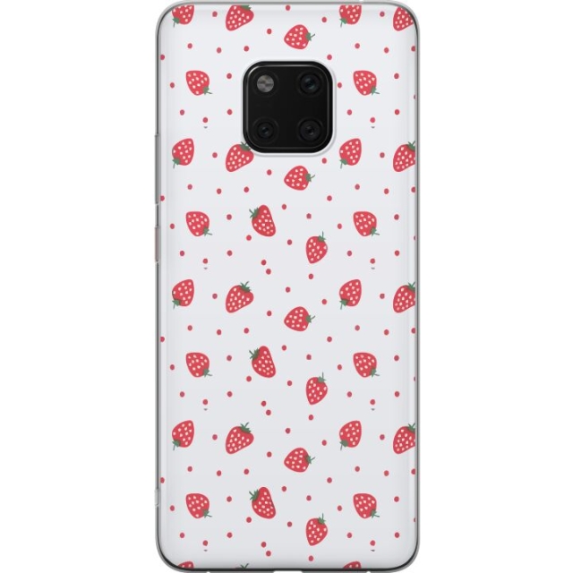 Mobile case for Huawei Mate 20 Pro with Strawberries design