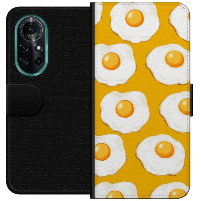 Wallet case for Huawei nova 8 Pro with Fried egg design