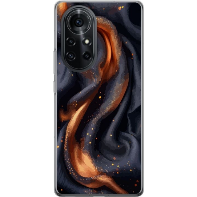 Mobile case for Huawei nova 8 Pro with Fiery silk design