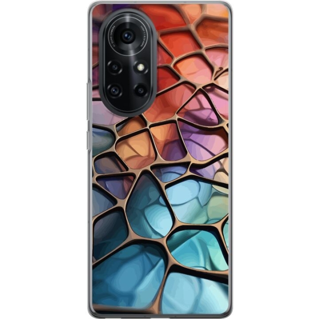 Mobile case for Huawei nova 8 Pro with Metallic pattern design