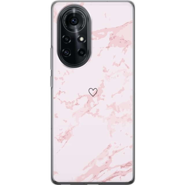 Mobile case for Huawei nova 8 Pro with Pink Heart design