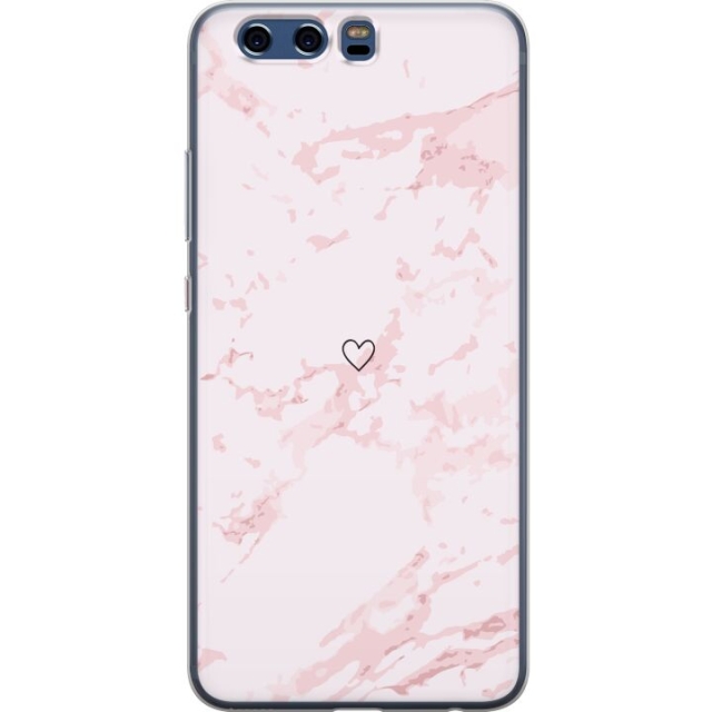Mobile case for Huawei P10 with Pink Heart design