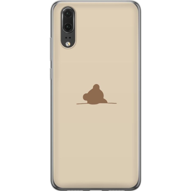 Mobile case for Huawei P20 with Nalle design