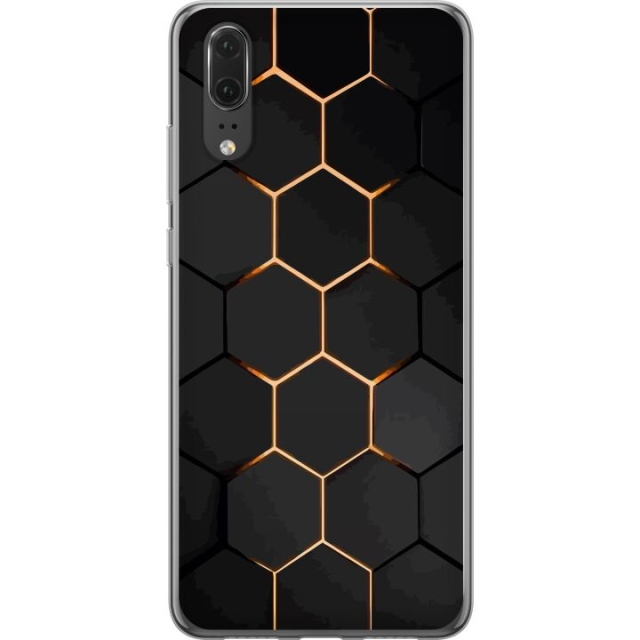 Mobile case for Huawei P20 with Luxurious Pattern design