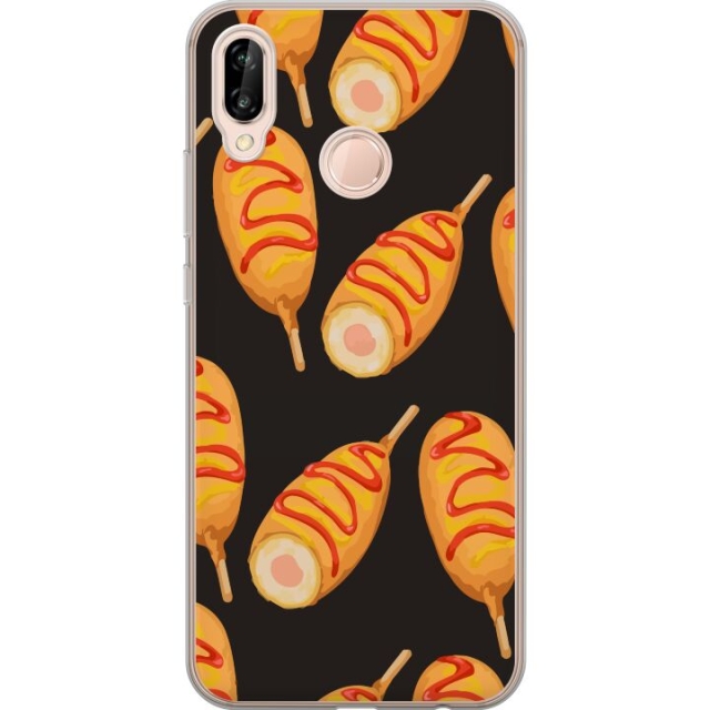 Mobile case for Huawei P20 lite with Chicken drumstick design