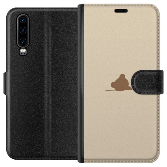 Wallet case for Huawei P30 with Nalle design