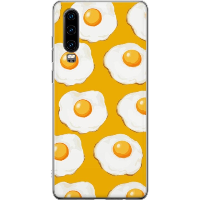 Mobile case for Huawei P30 with Fried egg design