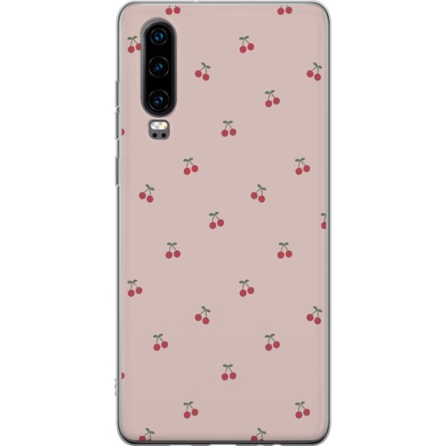 Mobile case for Huawei P30 with Cherry design