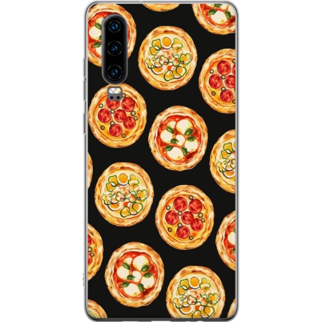 Mobile case for Huawei P30 with Pizza design
