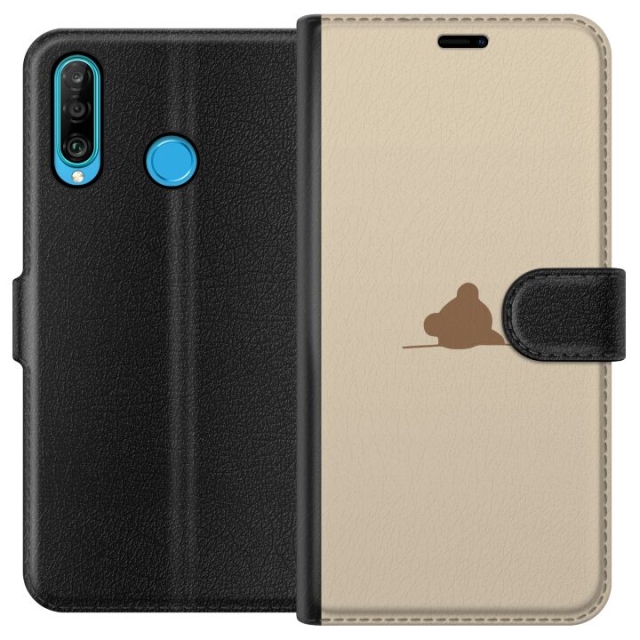 Wallet case for Huawei P30 lite with Nalle design