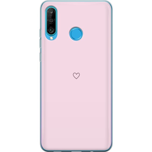 Mobile case for Huawei P30 lite with Heart design